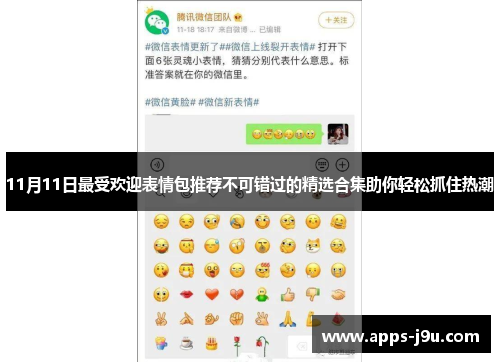 11月11日最受欢迎表情包推荐不可错过的精选合集助你轻松抓住热潮